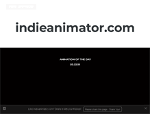 Tablet Screenshot of indieanimator.com